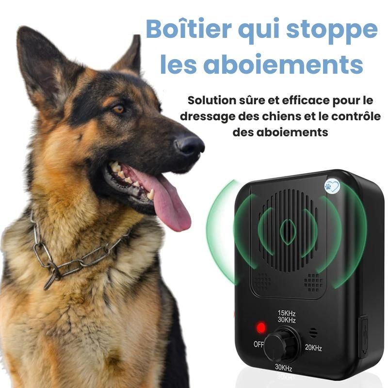 Dispositif anti-aboiement pour chien | WoofZen
