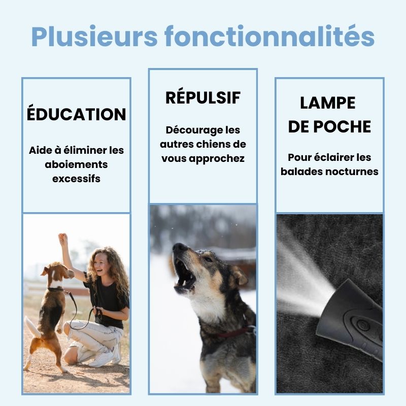 Répulsif anti-aboiement pour chien | WoofControle™