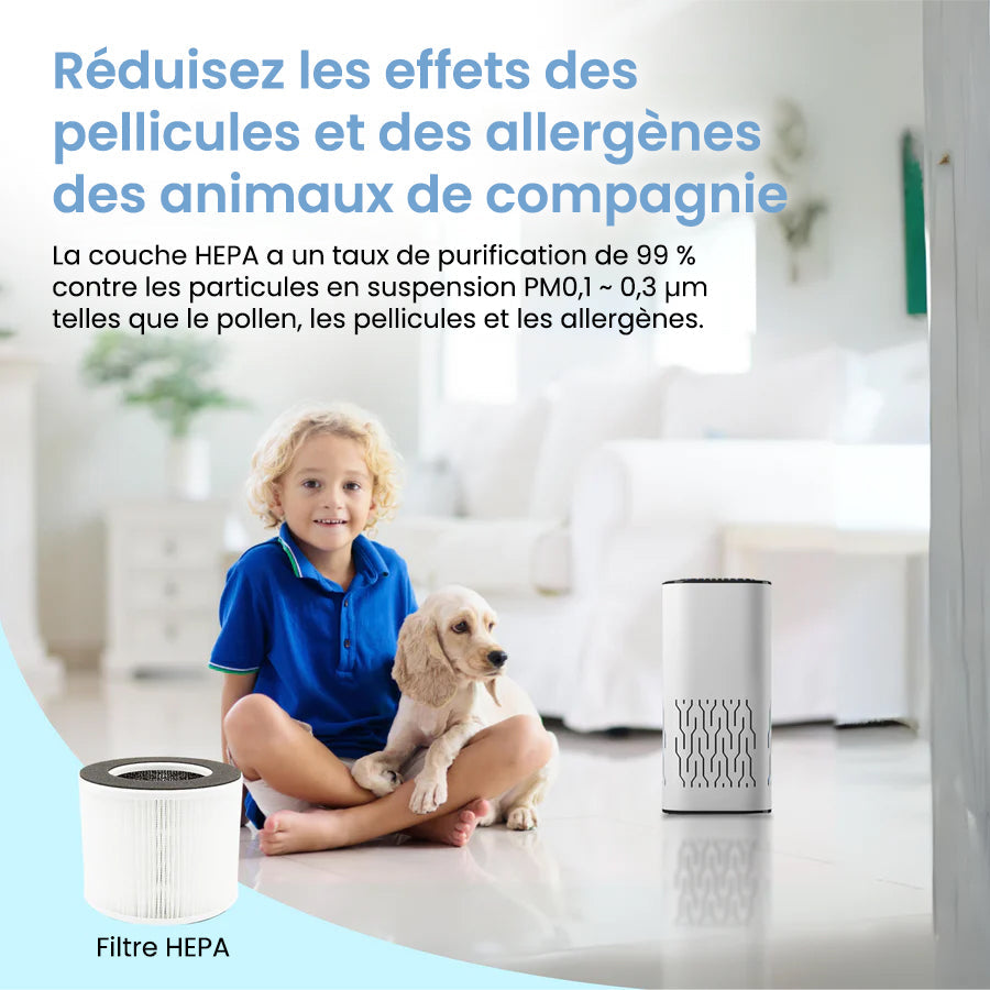 Purificateur d'air contre les odeurs d'animaux | Purifur