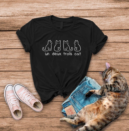 Tee-shirt Un Deux Trois Cat